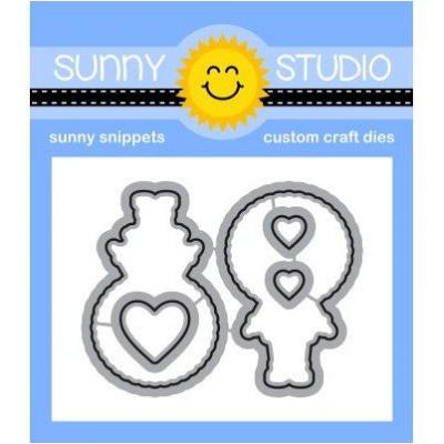 Sunny Studios Cutting Die - Toasty Hugs